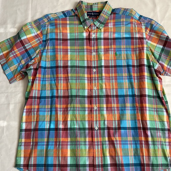 Ralph Lauren Other - Ralph Lauren Plaid Classic Fit Short Sleeve Button Up Shirt